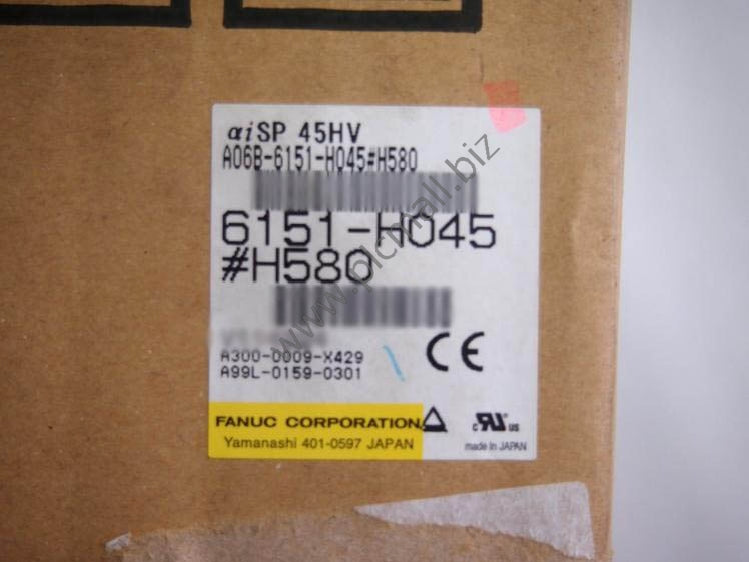 A06B-6151-H045#H580 Fanuc Servo drive Amplifier 50KW 480V aiSP 45HV New in box