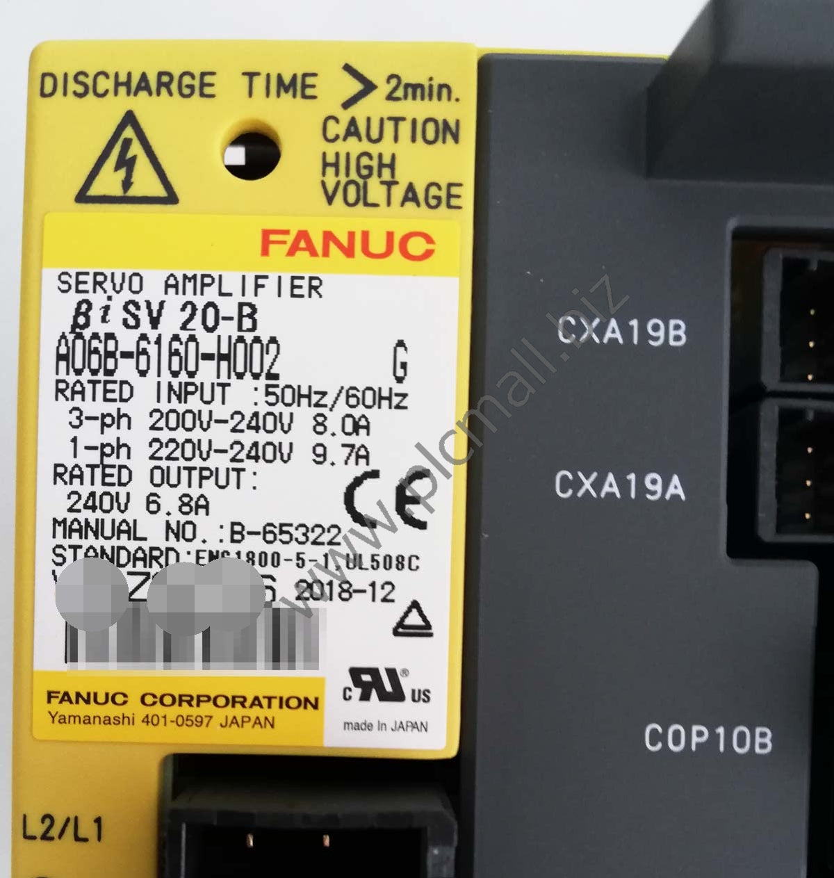 A06B-6160-H002 Fanuc Servo drive BISV 20-B New in box