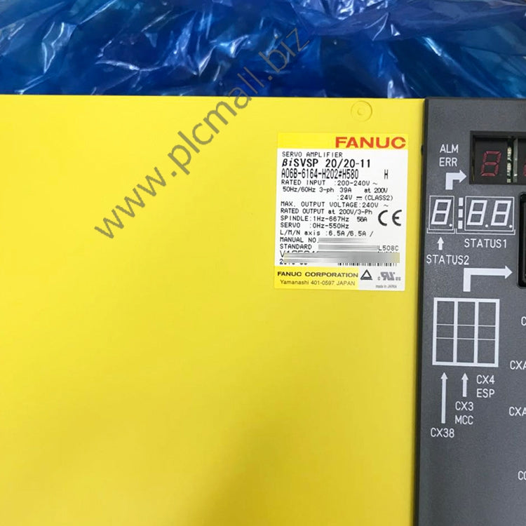 A06B-6164-H202#H580 Fanuc Servo drive BiSVSP 20/20-11 New in box