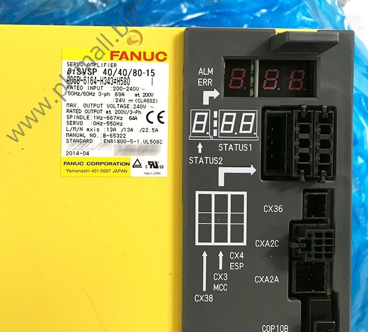 A06B-6164-H343#H580 Fanuc Servo drive Amplifier BiSVSP 40/40/80-15 New in box