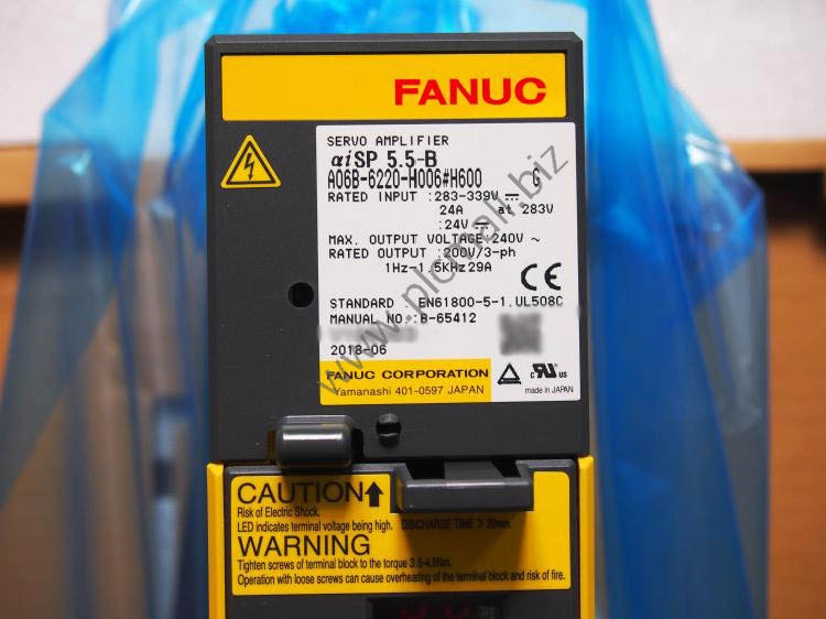A06B-6220-H006#H600 Fanuc Servo drive Amplifier aiSP 5.5-B New in box