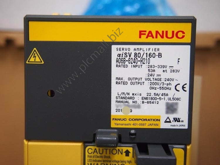 A06B-6240-H210 Fanuc Servo drive aiSV 80/160-B New in box