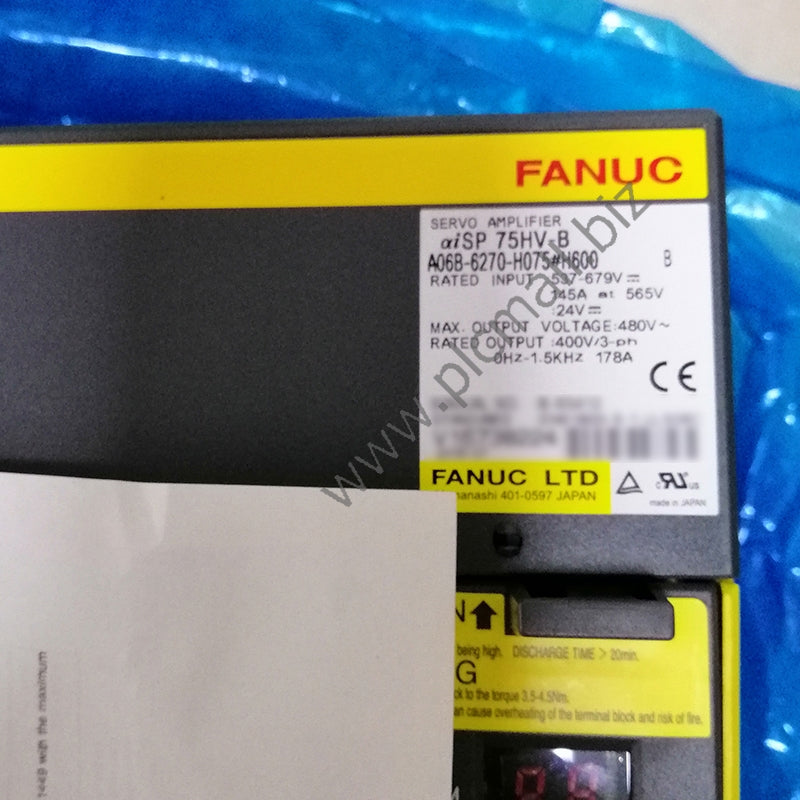 A06B-6270-H075#H600 Fanuc Servo drive Amplifier aiSP 75HV-B New in box