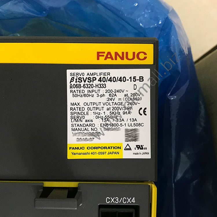 A06B-6320-H333 Fanuc Servo drive Amplifier BISVSP 40/40/40-15-B New in box