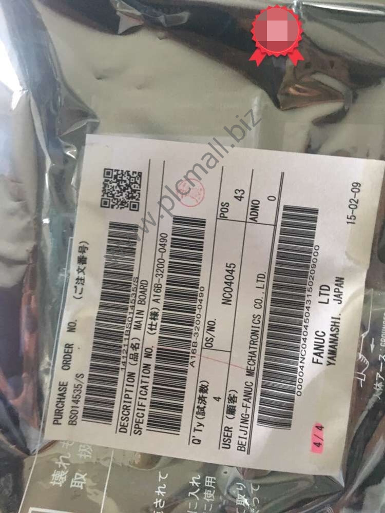 A16B-3200-0490 Fanuc Motherboard Original electrostatic bag