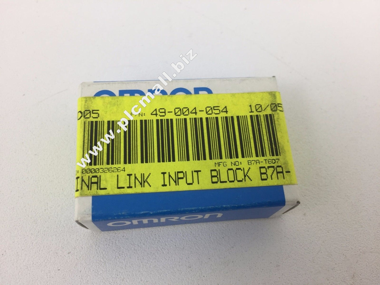Omron Terminal Link Input Block Transistor Link Module 16 PNP Ch 3ms B7A-T6D7