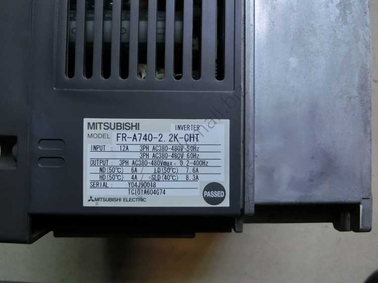 FR-A740-2.2K-CHT Mitsubishi inverter 380V Fast transportation USED