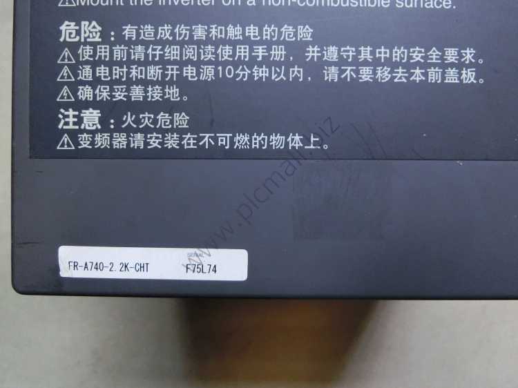 FR-A740-2.2K-CHT Mitsubishi inverter 380V Fast transportation USED