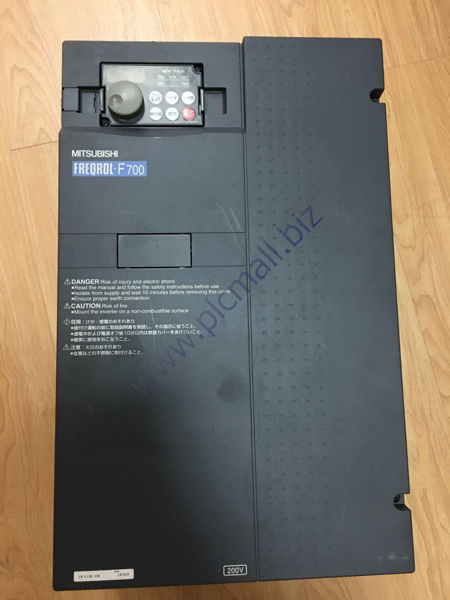 FR-F720-22K Mitsubishi inverter 200V Fast transportation Used