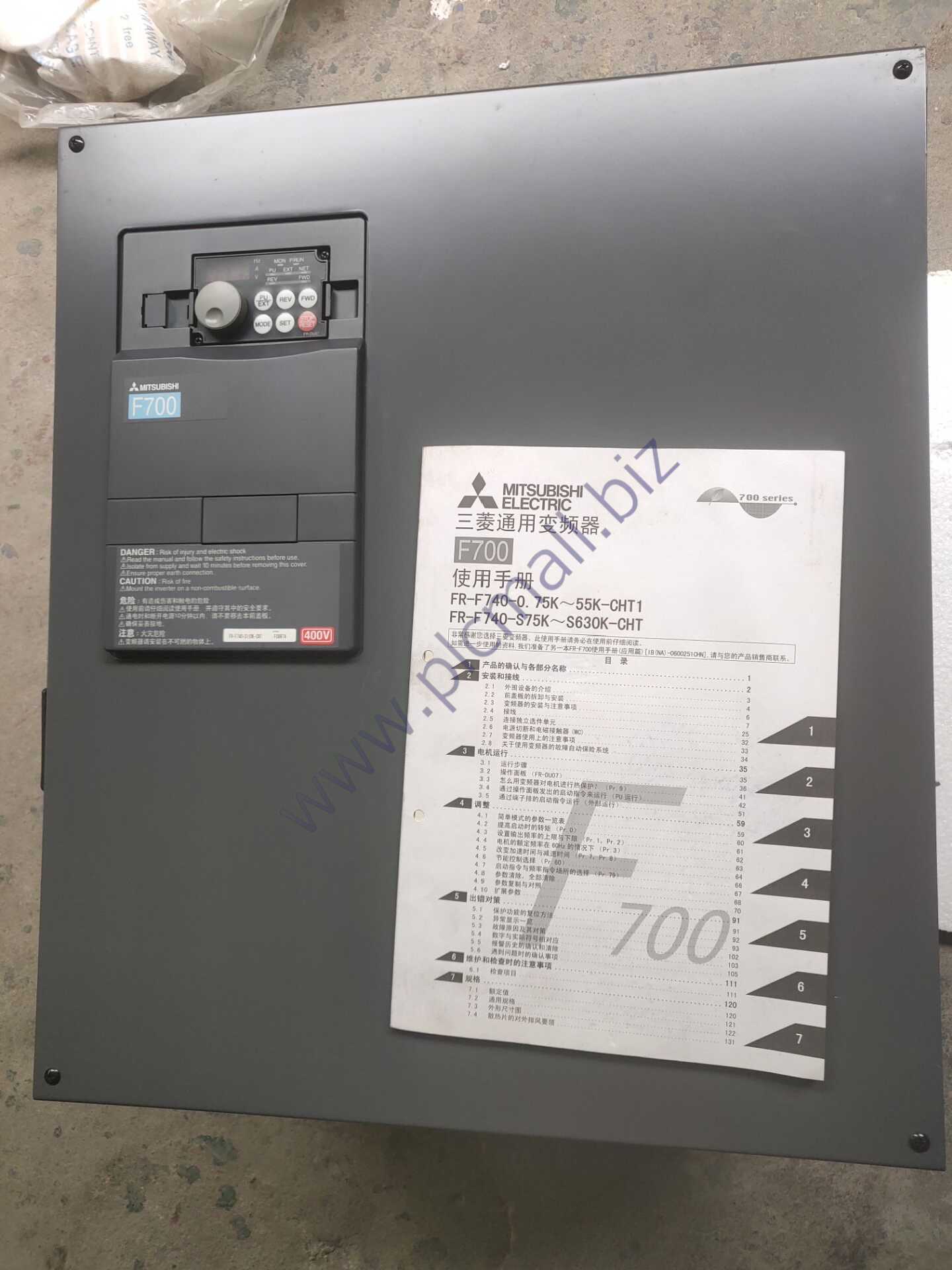 FR-F740-S110K-CHT Mitsubishi inverter 380V Fast transportation Used
