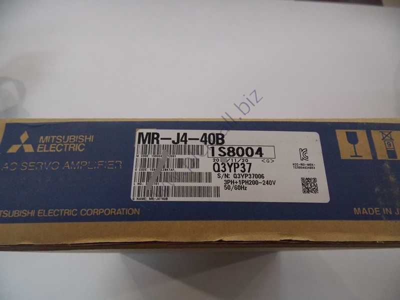 MR-J4-40B Mitsubishi AC server Driver NEW IN BOX Fast transportation