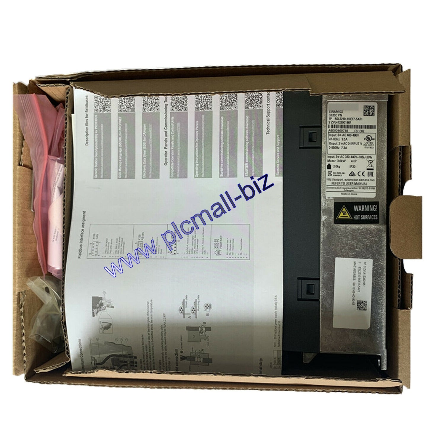 6SL3210-1KE17-5AF1 Siemens Frequency Converter Brand New