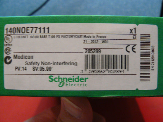140NOE77111 Schneider Ethernet network TCP/IP module NEW IN BOX