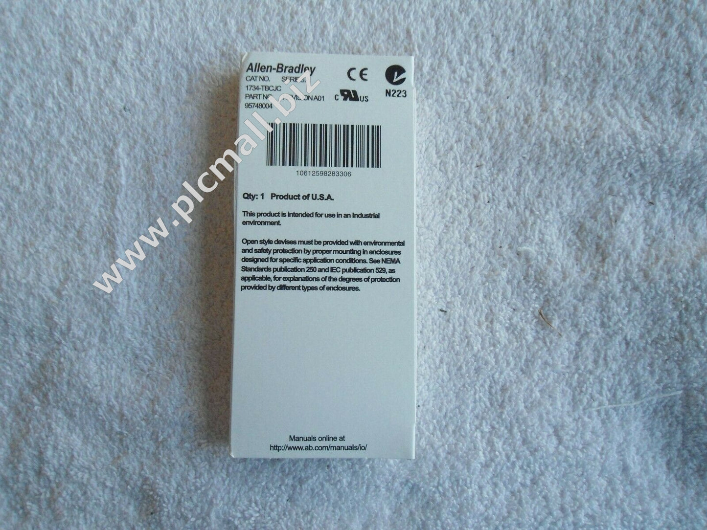 1734-TBCJC  Allen Bradley  POINT I/O Terminal Base  Brand new  Fast shipping