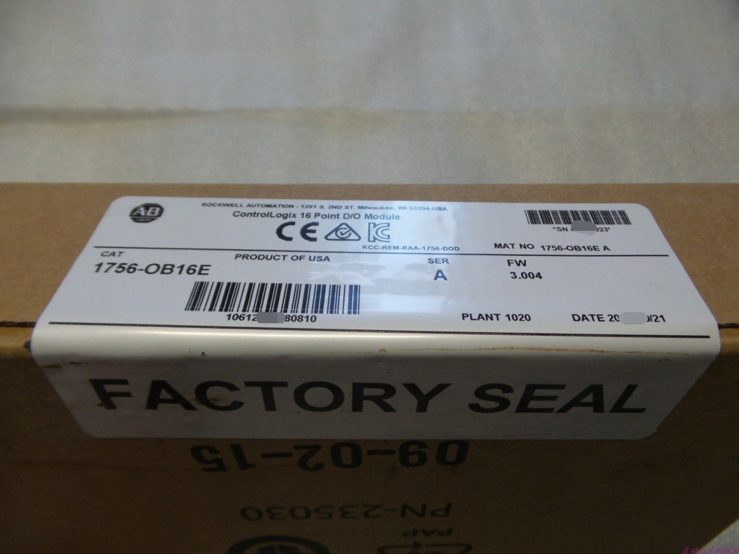 1756-OB16E Allen Bradley ControlLogix 16Point D/O Module Brand new