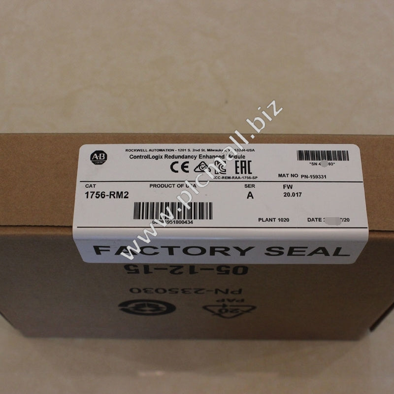 1756-RM2  Allen Bradley  ControlLogix Redundancy Enhanced Module  Brand new  Fast shipping