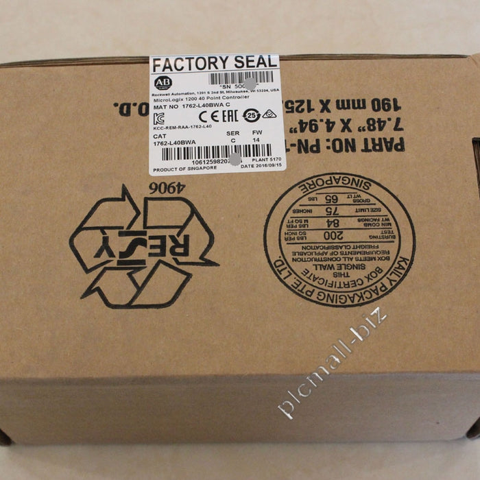 1762-L40BWA Allen Bradley MicroLogix 1200 40 Point Controller Brand new Fast shipping