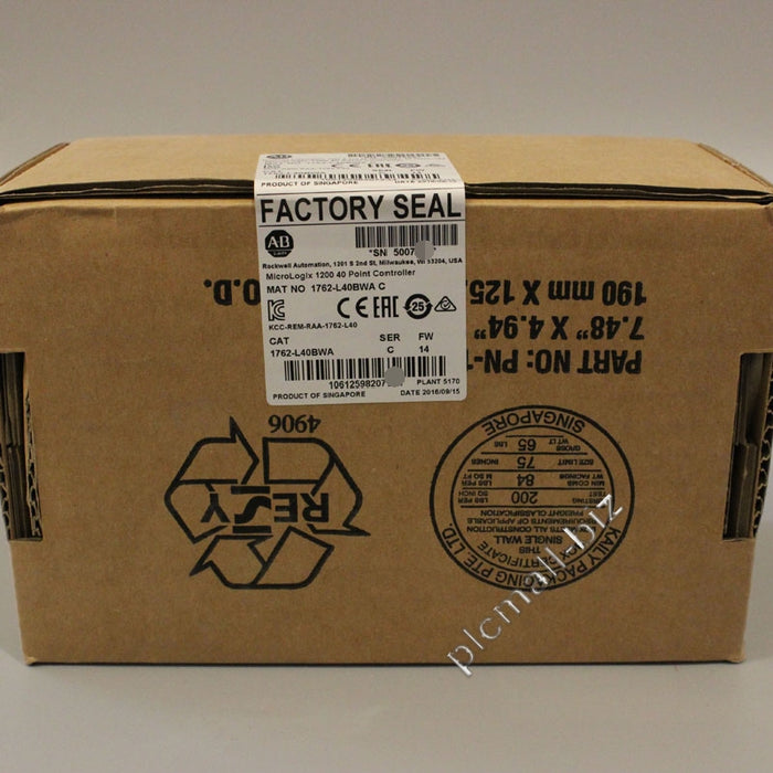 1762-L40BWA Allen Bradley MicroLogix 1200 40 Point Controller Brand new Fast shipping