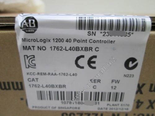 1762-L40BXBR  Allen Bradley  MicroLogix 1200 40 Point Controller  Brand new  Fast shipping