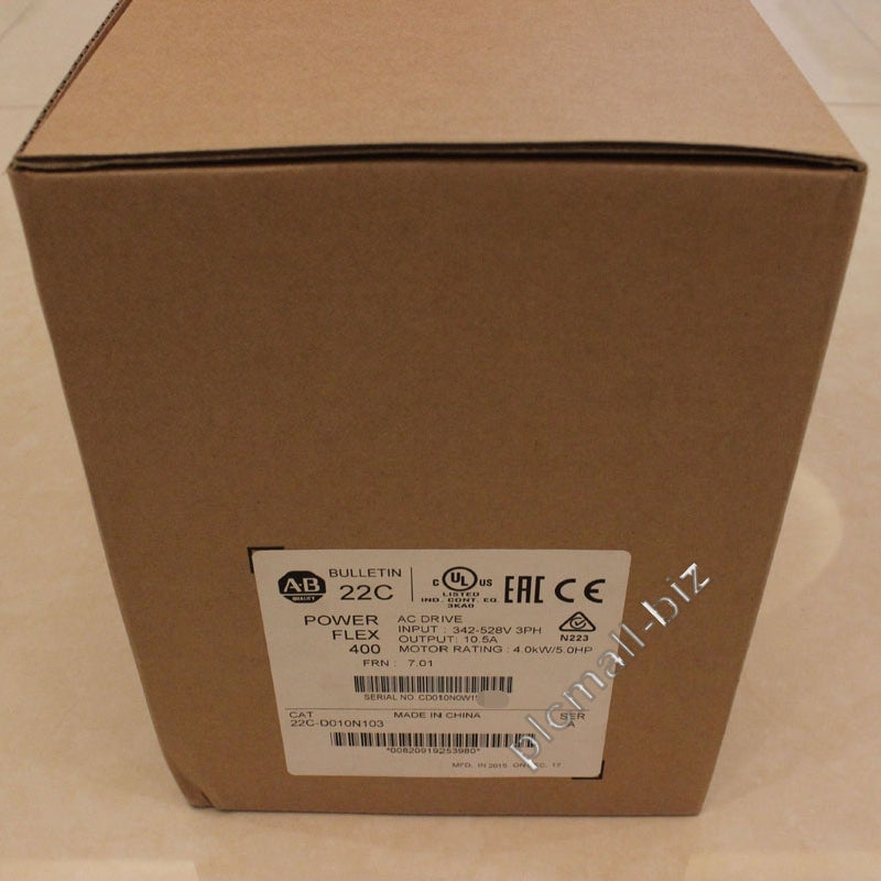 22C-D010N103 Allen Bradley PowerFlex 400- 4 kW (5 HP) AC Drive Brand new Fast shipping