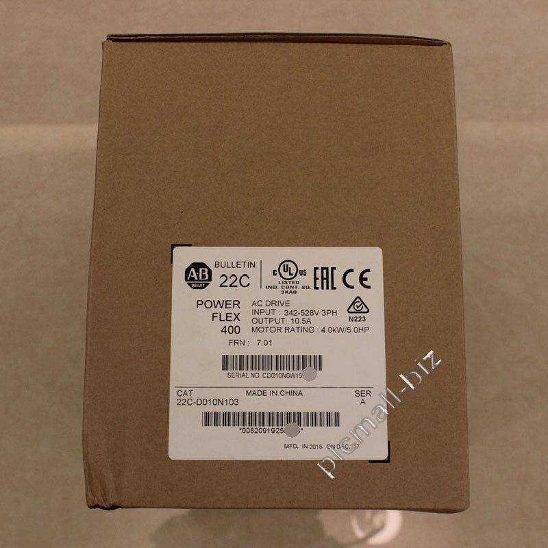 22C-D010N103 Allen Bradley PowerFlex 400- 4 kW (5 HP) AC Drive Brand new Fast shipping