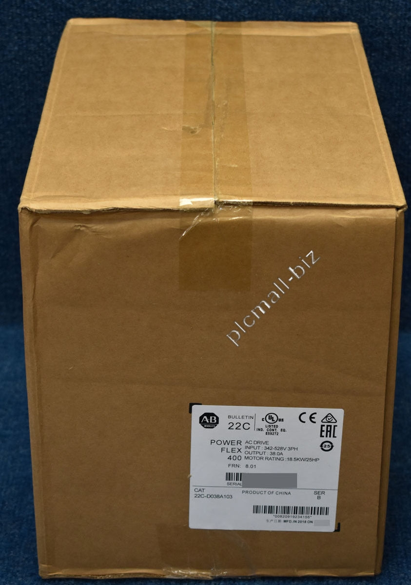 22C-D038A103 Allen Bradley PowerFlex 400- 18.5 kW (25 HP) AC Drive Brand new Fast shipping