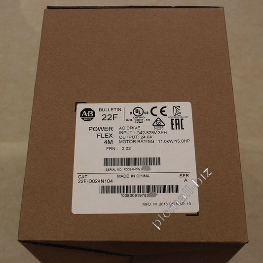 22F-D024N104 Allen Bradley  PowerFlex 4M- 11 kW (15 HP) AC Drive  Brand new Fast shipping