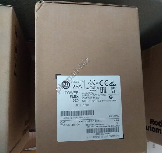 25A-D013N104 Allen Bradley PowerFlex 523 5.5kW (7.5Hp) AC Drive Brand new Fast shipping