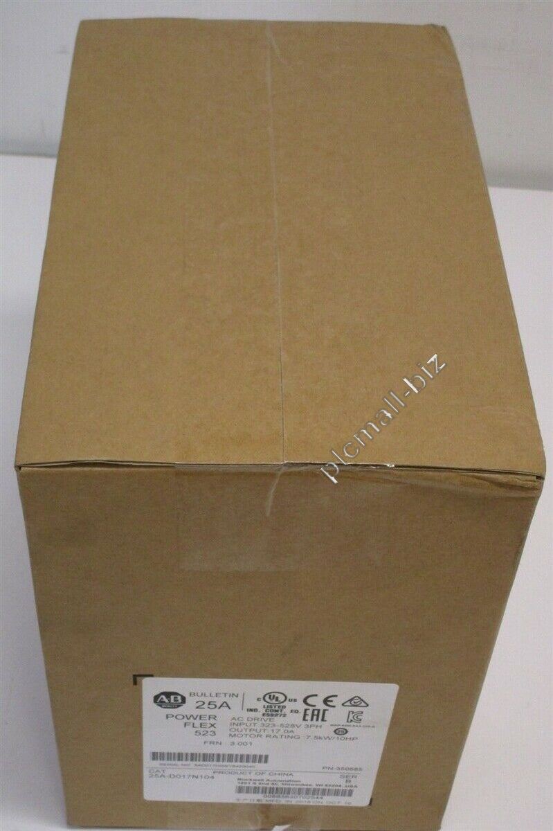 25A-D017N104 Allen Bradley PowerFlex 523 7.5kW (10Hp) AC Drive Brand new Fast shipping