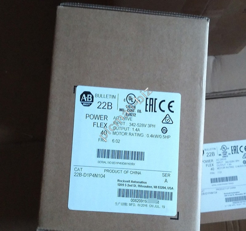 25A-D1P4N104 Allen Bradley PowerFlex 523 0.4kW (0.5Hp) AC Drive Brand new Fast shipping