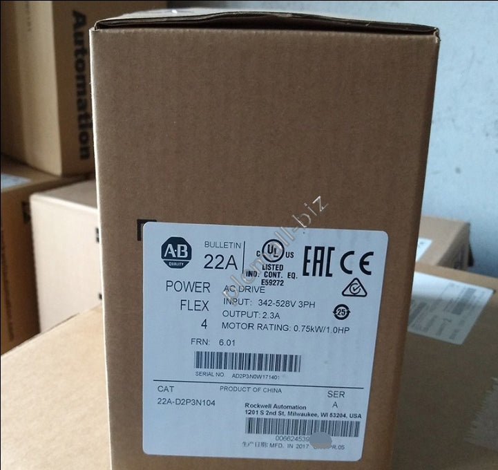 25A-D4P0N104 Allen Bradley PowerFlex 523 1.5kW (2Hp) AC Drive Brand new Fast shipping