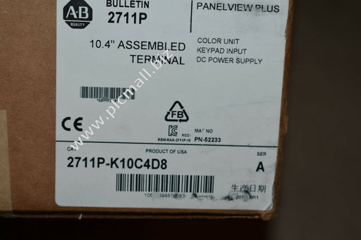 2711P-K10C4D8 Allen Bradley PanelView Plus Terminal  Brand new  Fast delivery