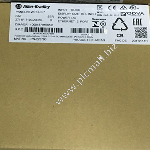 2711P-T10C22D8S  Allen Bradley  PanelView Plus 7 Graphic Terminal  Brand new  Fast delivery