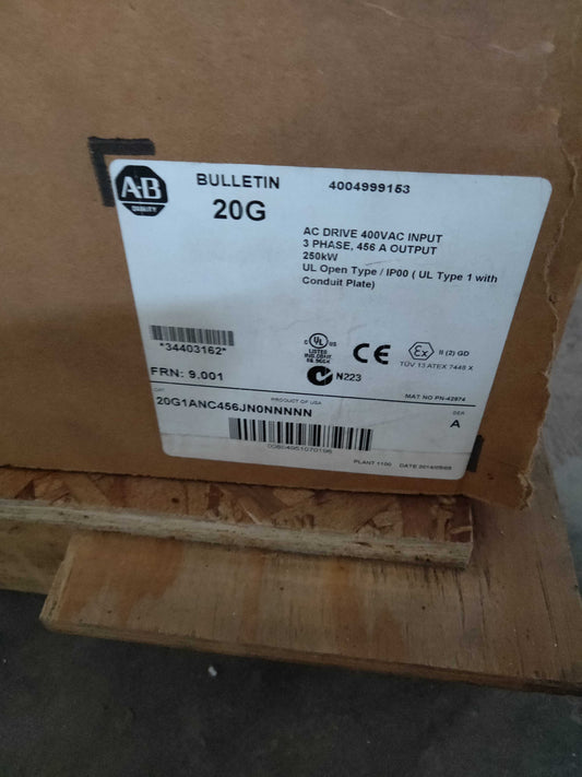 20G1ANC456JN0NNNNN Allen-Bradley Frequency converter brand new