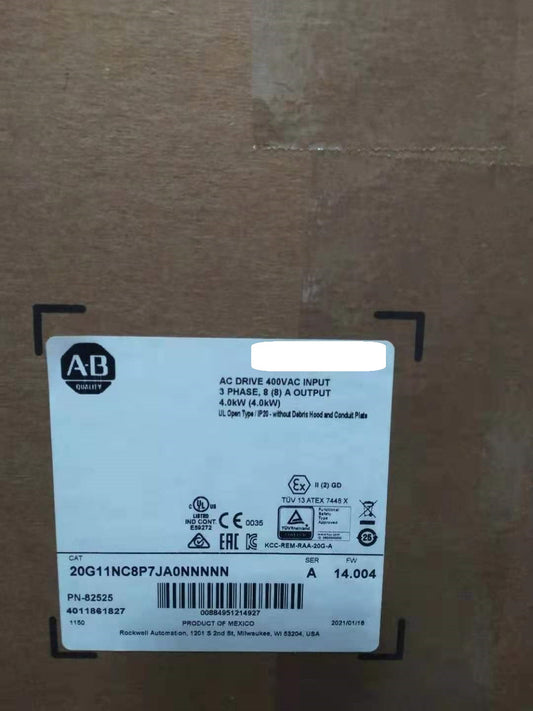 20G11NC8P7JA0NNNNN Allen-Bradley Frequency converter brand new