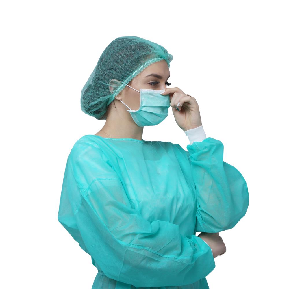 Oral masks, disposable ear hooks, dust-proof surgical masks, medical bacterial contamination (blue)3000 Pcs