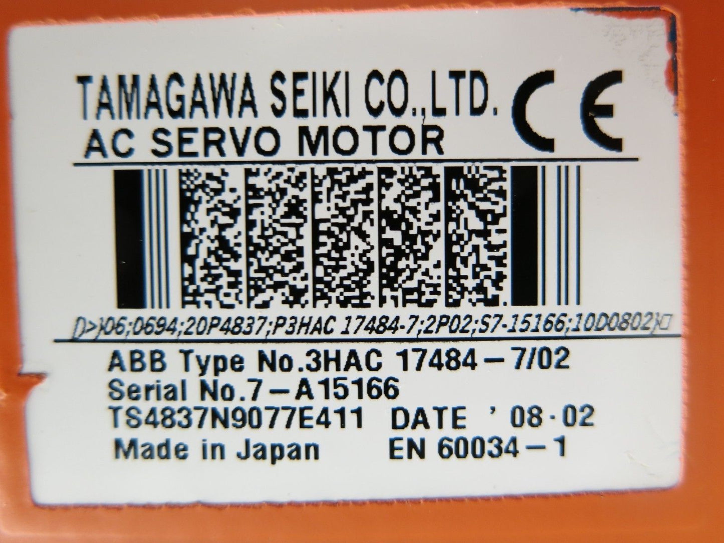 3HAC17484-7  ABB  servo motor  Brand new  Fast delivery