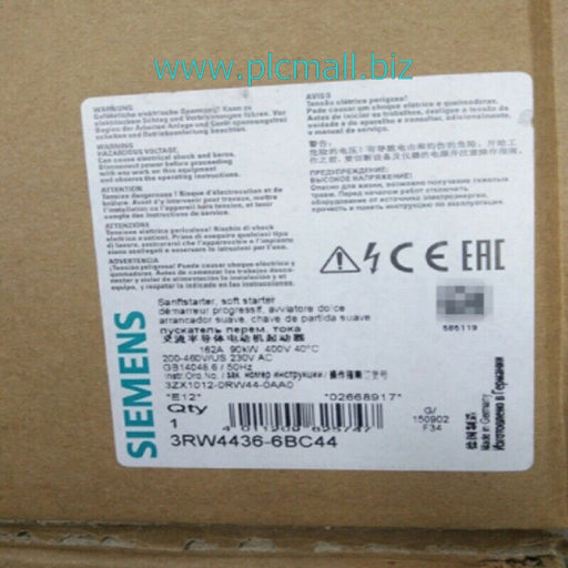 3RW4435-6BC44 Siemens soft starter Brand New