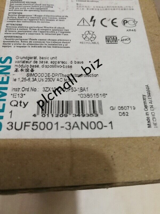 3UF5001-3AN00-1 Siemens Motor protection controller  Used
