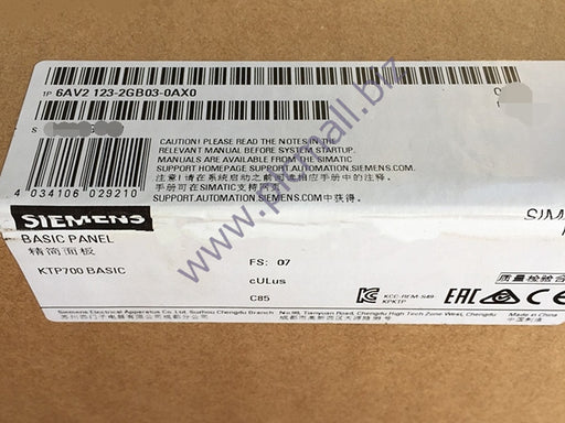 6AV2123-2GB03-0AX0  Siemens SIMATIC HMI, KTP700 BASIC, BASIC PANEL, BRAND NEW fast shipping