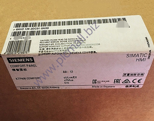 6AV2124-2DC01-0AX0 Siemens SIMATIC HMI KTP400 COMFORT, COMFORT PANEL, BRAND NEW