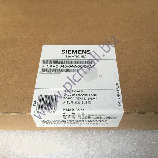 6AV6640-0AA00-0AX0 Siemens SIMATIC S7-200 CONFIGURATION BRAND NEW