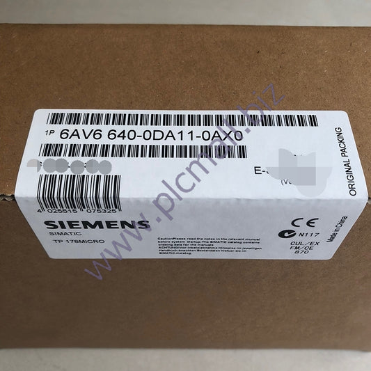 6AV6640-0DA11-0AX0 Siemens K-TP 178MICRO FOR SIMATIC S7-200 5.7" BLUE MODE STN BRAND NEW