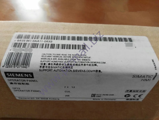 6AV6641-0AA11-0AX0 Siemens  SIMATIC OPERATOR PANEL OP 73 3" LC DISPLAY BRAND NEW