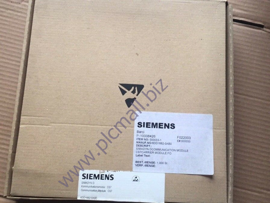 6DD1662-0AB0 Siemens SIMADYN D COMMUNICATION MODULE CS7  BRAND NEW