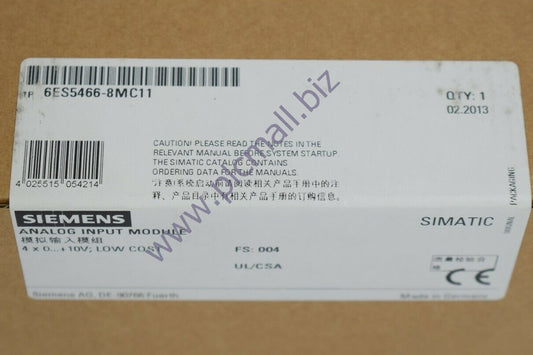 6ES5466-8MC11 Siemens SIMATIC S5 466 ANALOG INPUT MODULE FOR  BRAND NEW