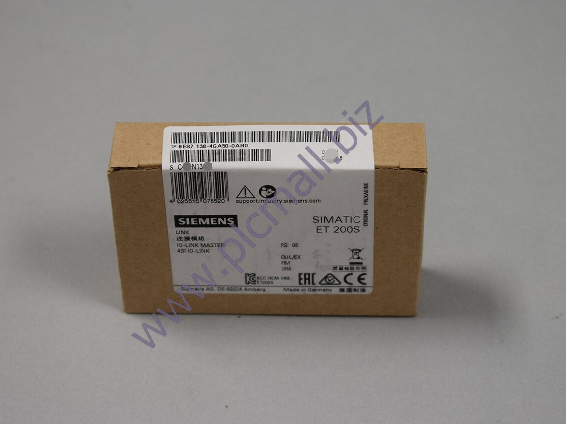 6ES7138-4GA50-0AB0  Siemens SIMATIC DP, ELEKTRONIC MODULE BRAND NEW