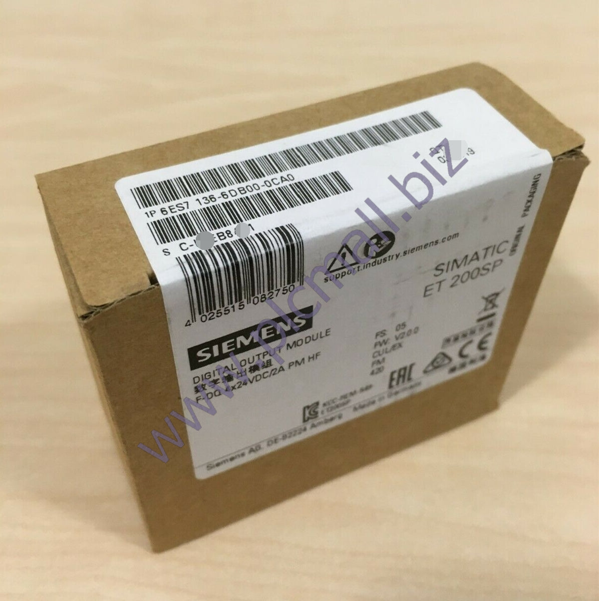 6ES7136-6DB00-0CA0 Siemens SIMATIC DP,  ELECTRON  MODULE BRAND NEW