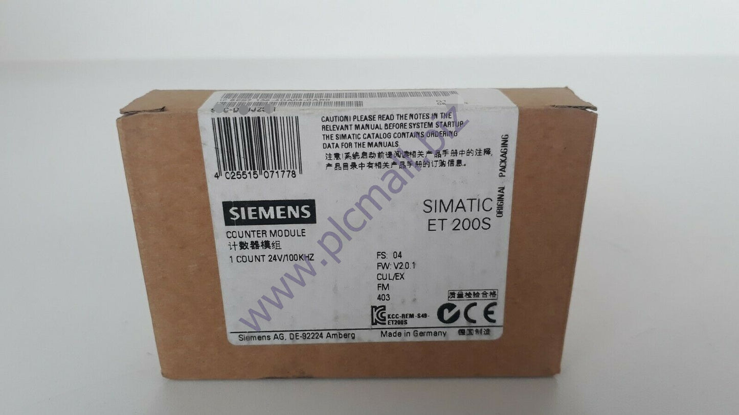 6ES7138-4DA04-0AB0 Siemens  SIMATIC DP, ELECTRONIC MODULE BRAND NEW