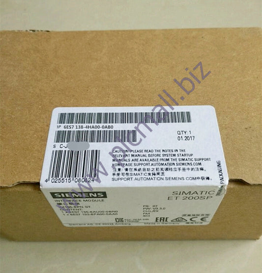 6ES7138-4HA00-0AB0 Siemens SIMATIC DP, DP MASTER INTERFACE BRAND NEW